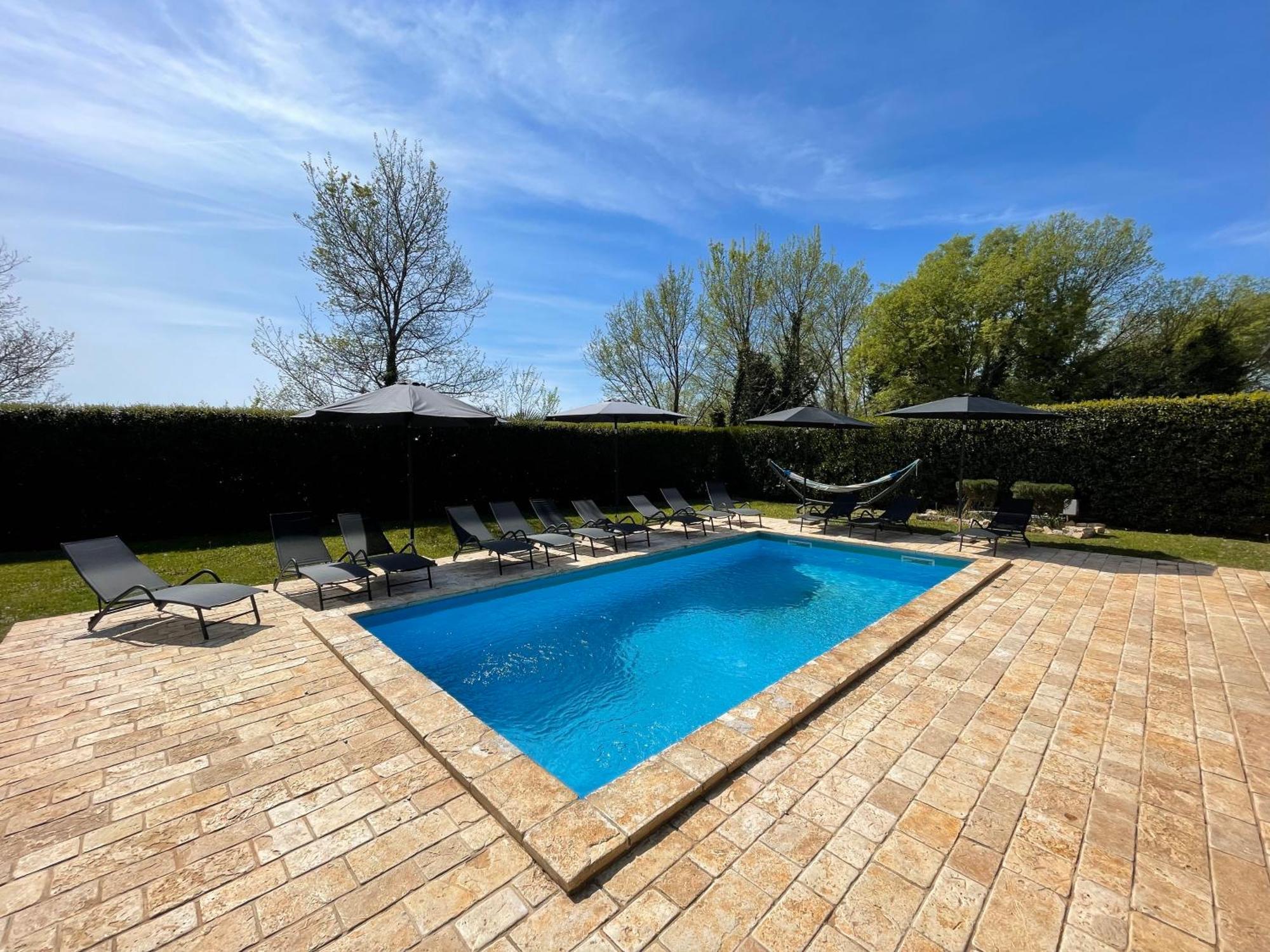 Villa Antonci-18, Pool, 3 Houses, Jacuzzi, Private Territory Antonci  Kültér fotó