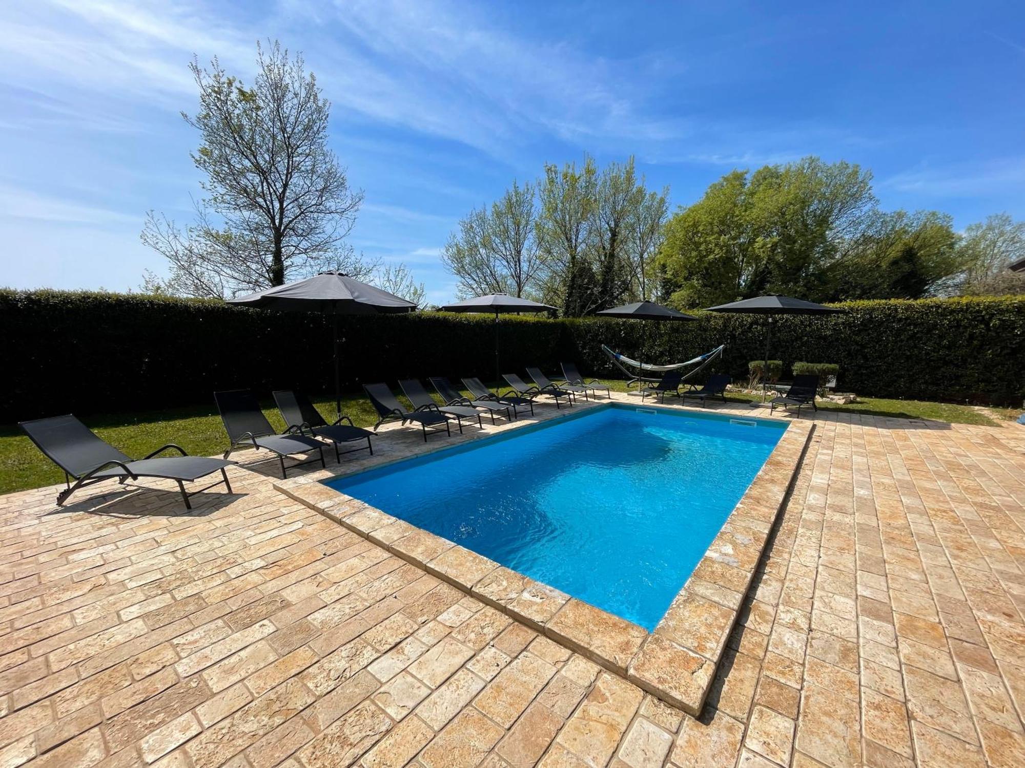 Villa Antonci-18, Pool, 3 Houses, Jacuzzi, Private Territory Antonci  Kültér fotó